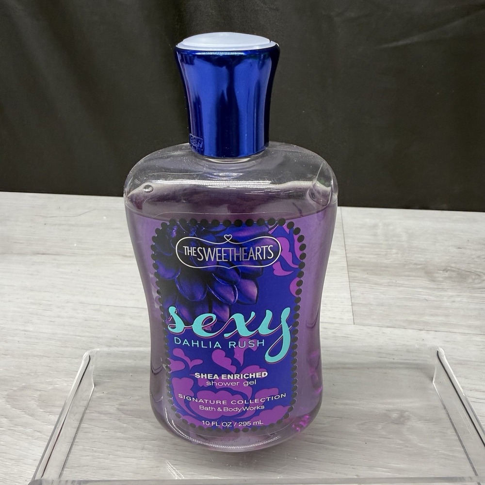 Bath & Body Works Sexy Dahlia Rush Shea Enriched 10oz The SweetHearts Shower Gel